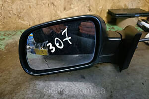 Дзеркало ліве чорне 6 pin Peugeot 307