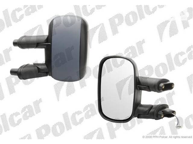 Дзеркало ліве електричне Fiat Doblo 2001-2010 POLCAR 3040514M