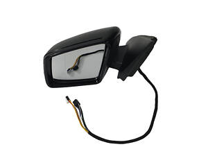 Зеркало в сборе LH (черное) на Mercedes-Benz ML-Class W166 2011-2015 года.