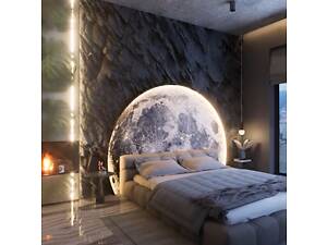 Эфект скалы. #имитация скал, #фактура камня в интерьере.