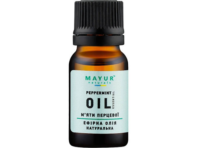 Ефірна олія Mayur М'яти перцевої 10 мл (4820230952018) - Фото 1