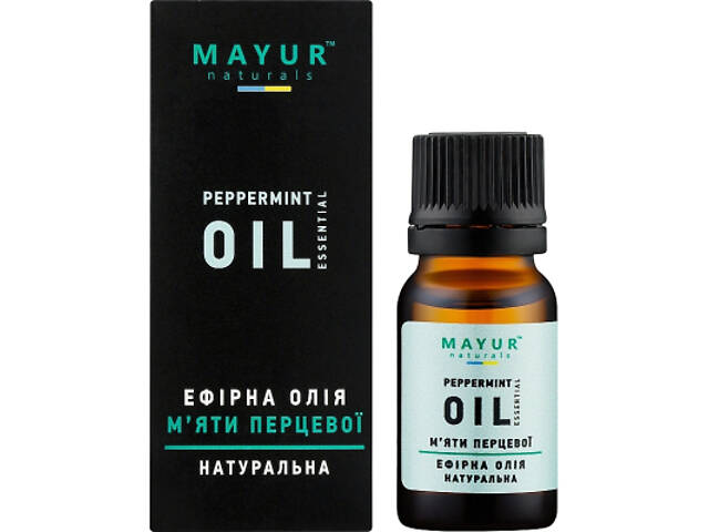 Ефірна олія Mayur М'яти перцевої 10 мл (4820230952018) - Фото 2