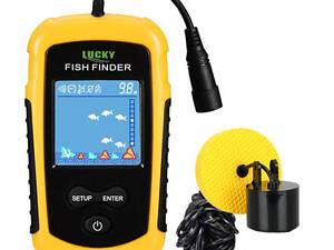 Ехолот портативний Fish Finder до 100м портативний сонар універсальний