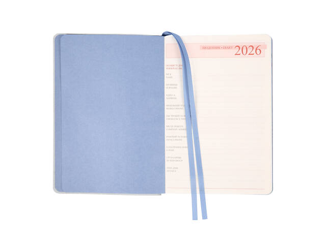 Щоденник Leo Planner А5 2026 Vitto 368 с Блакитний (252644) - Фото 6