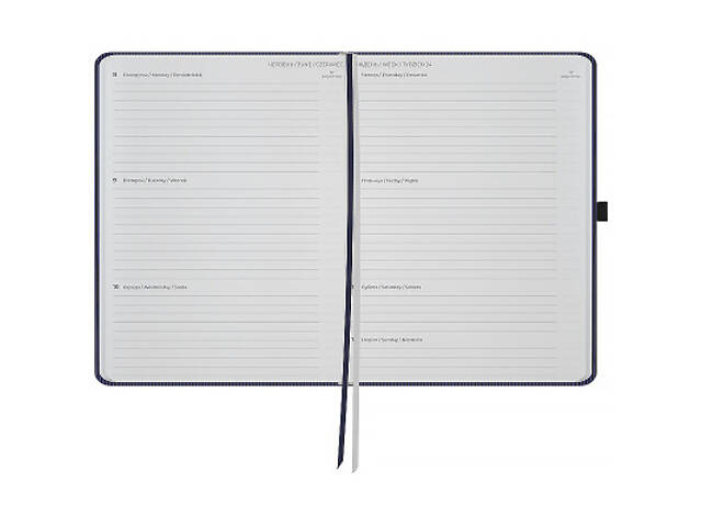 Щотижневик Axent датований 2026 Grand Lines 195х255, синій (8531-26-02-A) - Фото 4