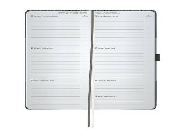 Щотижневик Axent датований 2026 Partner Lines 125х195, сірий (8515-26-03-A) - Фото 4