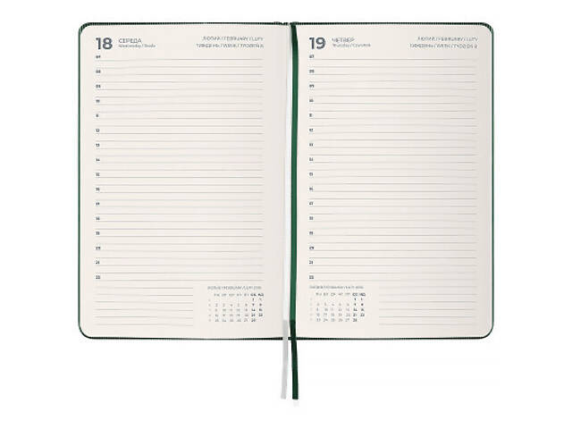 Щотижневик Axent датований 2026 Partner Lines, 145х210, темно-зелений (8815-26-23-A) - Фото 3