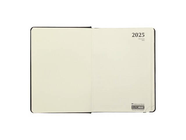 Щотижневик Buromax датований 2025 VELOUR, А5 чорний (BM.2134-01) - Фото 8