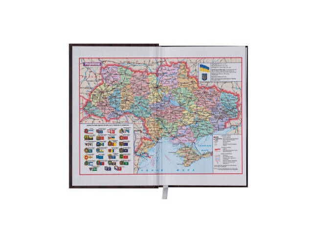 Щотижневик Buromax недатований Amazonia А6 зі штучної шкіри на 288 сторінок Чорний (BM.2612-01) - Фото 2