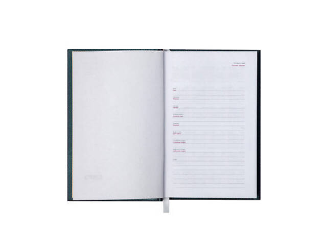 Щотижневик Buromax недатований Amazonia А6 зі штучної шкіри на 288 сторінок Чорний (BM.2612-01) - Фото 3