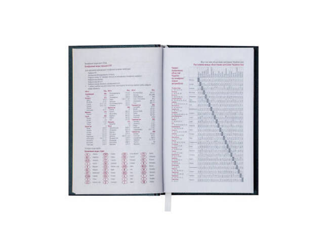 Щотижневик Buromax недатований Amazonia А6 зі штучної шкіри на 288 сторінок Чорний (BM.2612-01) - Фото 4