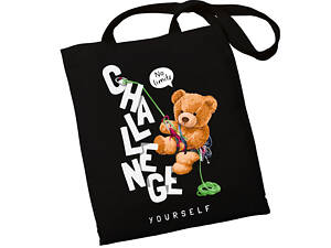 Екошопер BookOpt ВК4059 Teddy Bear (Challenge) чорний