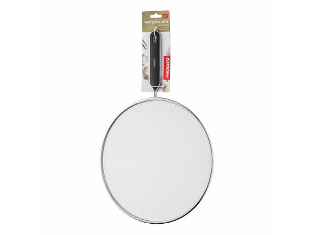 Экран от брызг Ardesto Gemini, 26см, нержавіюча сталь, пластик, чорний (AR3026B) - Фото 1