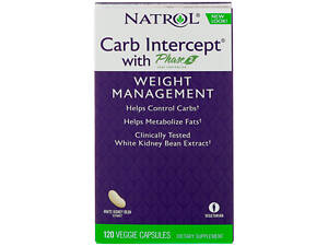 Экстракт белой фасоли перехватчик углеводов фаза 2 Natrol 120 капсул (241)