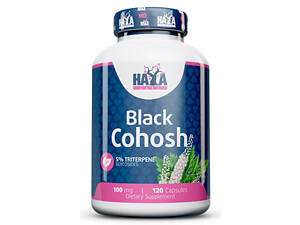 Экстракт Черного кохо Haya Labs Black Cohosh 100mg 120 caps