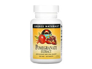 Екстракт граната Source Naturals Pomegranate Extract 500 мг 60 таблеток