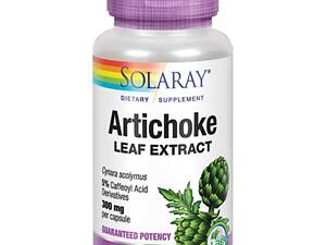 Екстракт з листя Артишоку Solaray Artichoke Leaf Extract 600mg 60 vcaps (1086-2022-10-1021)