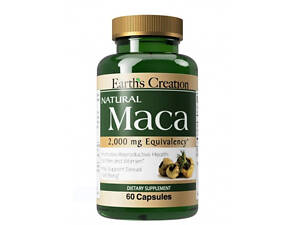 Экстракт корня маки Earth's Creation Maca 2000 mg 60 caps