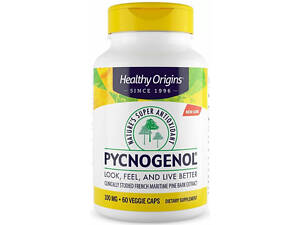 Экстракт сосновой коры Пикногенол Healthy Origins Pycnogenol 100 мг 60 капсул