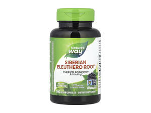 Экстракт сибирского женьшеня Nature's Way Siberian Eleuthero 100 капсул