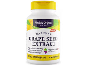 Экстракт виноградных косточек Healthy Origins Grape Seed Extract 300 мг 60 кап