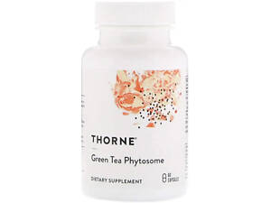 Екстракт зеленого чаю для схуднення Thorne Green Tea Phytosome 60 капс