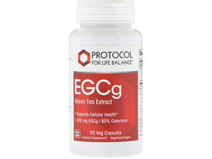 Екстракт зеленого чаю Protocol for Life Balance EGCg Green Tea 200 мг 90 капс