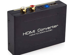 Екстрактор аудіо, перетворювач HDMI, SPDIF, Toslink, RCA, тюльпан