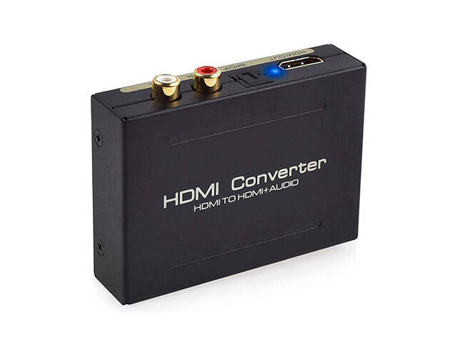 Экстрактор аудио, преобразователь HDMI, SPDIF, Toslink, RCA, тюльпан - Фото 1