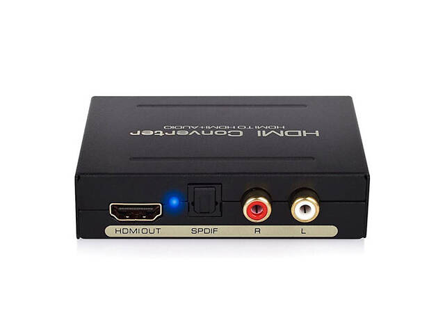 Экстрактор аудио, преобразователь HDMI, SPDIF, Toslink, RCA, тюльпан - Фото 2
