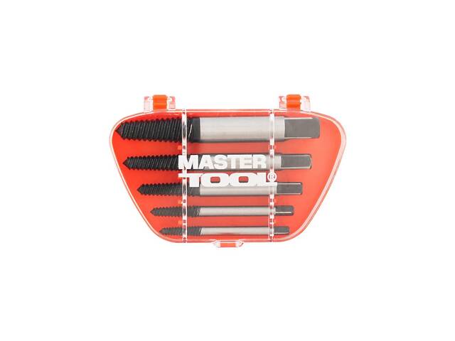 Екстрактори для викручування пошкоджених гвинтів MASTERTOOL М3-М18 набір 5 шт 14-1405 - Фото 6