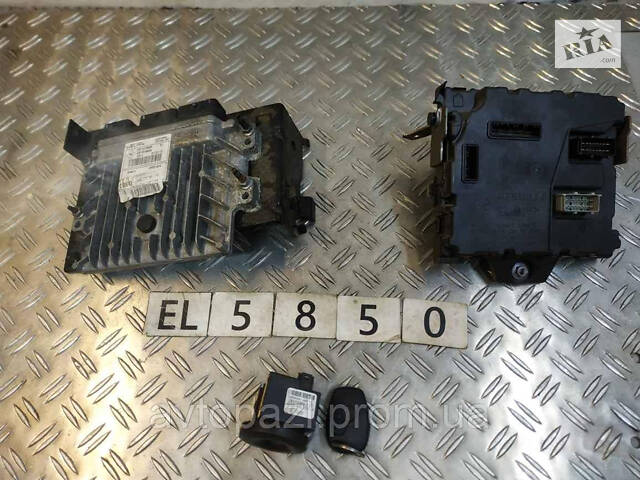 EL5850 237101989R Блок управления двигателем комплект Euro 5 Delphi Renault (RVI) Kangoo 2 08- 47_03_04
