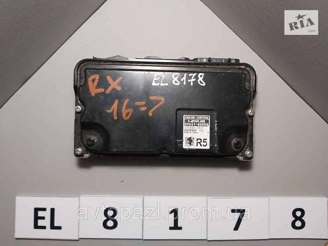 EL8178 8966148R50 Блок управления двигателем Toyota Lexus RX 16- 47_02_04