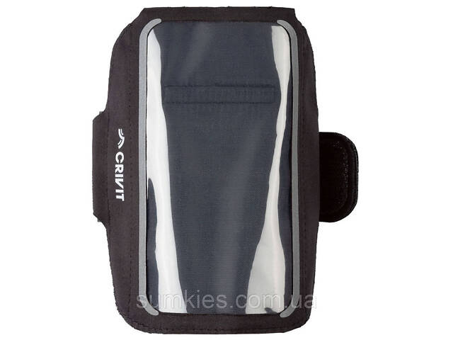 Еластична сумка для бігу на руку Crivit чорна - Фото 4