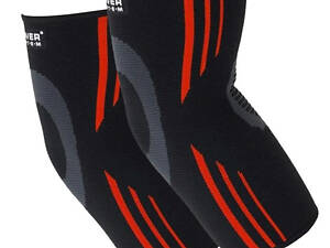 Налокітники Power System PS-6020 Elbow Support Evo Black/Orange (2шт.) L