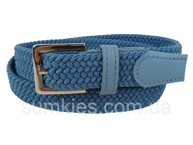 Еластичний жіночий ремінь гумка Isa-Traesko блакитний - Фото 1