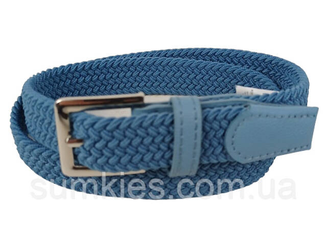 Еластичний жіночий ремінь гумка Isa-Traesko блакитний - Фото 2