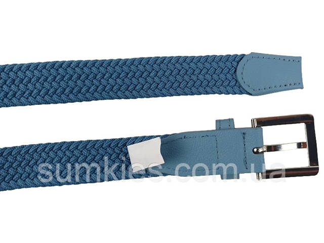 Еластичний жіночий ремінь гумка Isa-Traesko блакитний - Фото 6