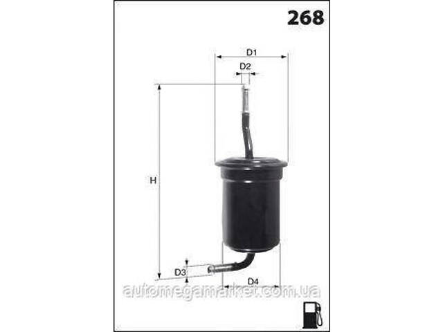 ELE3587 Фільтр палива ( аналог WF8084/KL117), Mecafilter