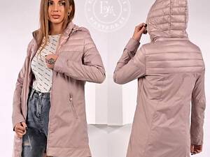 Елегантна демісезонна куртка / вітровка / пудрова