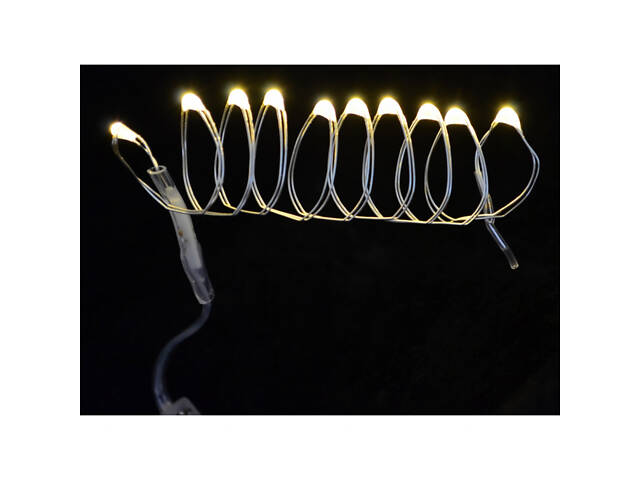 Электрическая гирлянда YES Нить 801097 1.1 м 10 LED теплый белый - Фото 1
