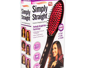 Электрическая расческа-выпрямитель Simply Straight с ЖК дисплеем