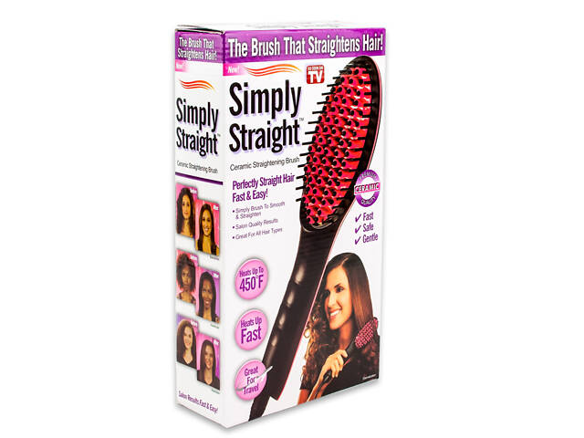 Електрична гребінець-випрямляч Simply Straight з РК дисплеєм - Фото 1