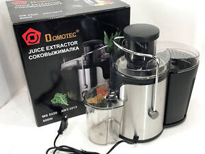 Електричний соковитискач Domotec MS-5220/3513 2 швидкості віджиму 600 W, соковитискач для моркви