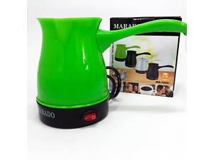 Електрична турка з автовідключенням під час закипання для кави Marado MA-1625. Колір: зелений