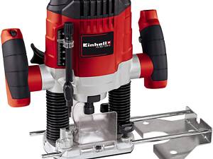 Електричний ручний столярний фрезер по дереву Einhell TC-RO 1155 E : 1100 Вт, 6-8 цанга, 30000 об/хв електрофрезер (4350470)