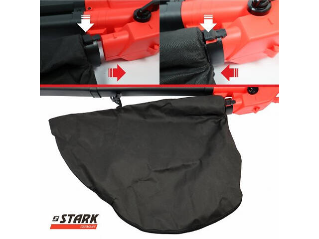 Електричний садовий порохотяг-повітродув STARK LBV-30 (330012100) : 3000Вт, сміттєзбірник 40л - Фото 7