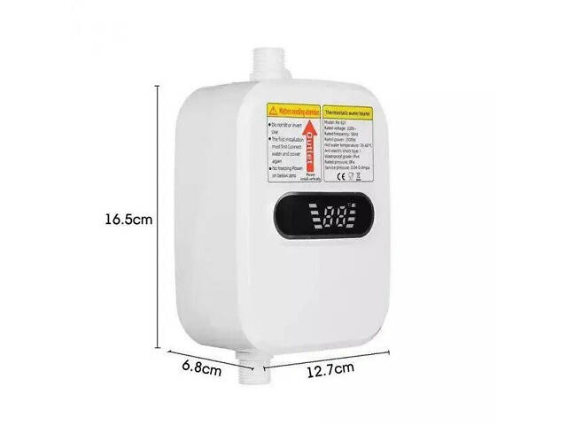 Електричний термостатичний проточний водонагрівач RX-021 - Фото 3