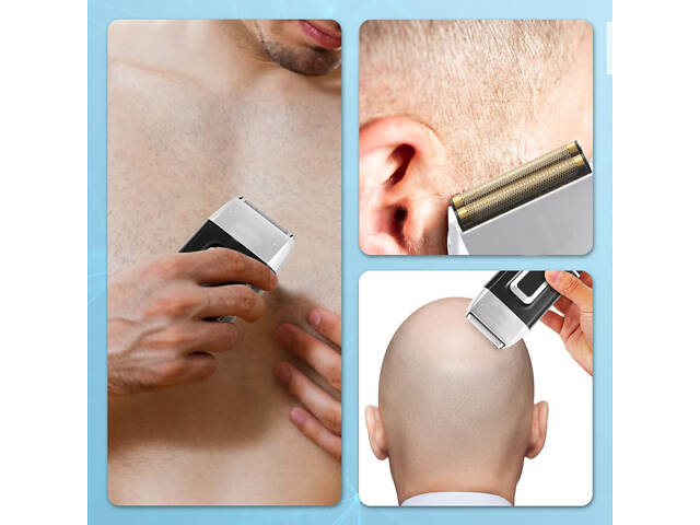 Электробритва сеточная для мужчин для сухого бритья XPRO 60102 черная (41013-DSP-60102) - Фото 4