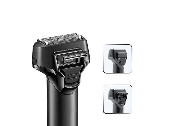 Электробритва сеточная для мужчин для сухого и влажного бритья XPRO V-371 черная (41902-V-371_388) - Фото 4